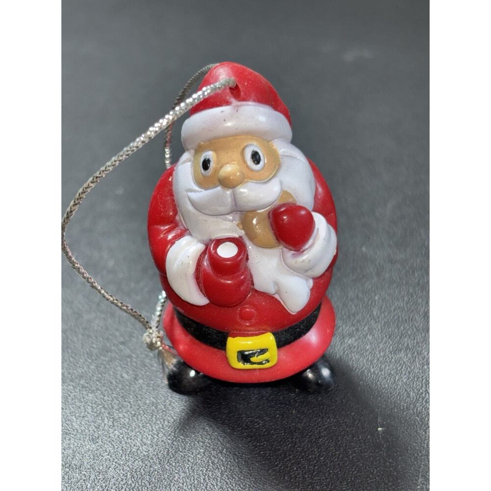 Santa Clause Milk & Cookie Figure Toy Figurine Christmas